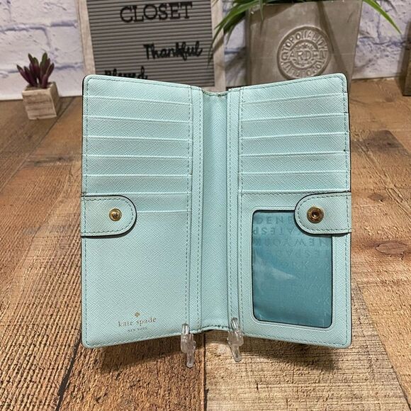 Kate spade Newbury Lane Stacy Wallet; Graceblue - Picture 4 of 14